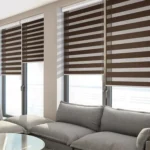 Color roller zebra blinds fabric window sunscreen jacquard blackout curtain factory wholesale